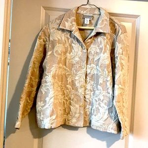 RAISED TAPESTRY JACKET   Sz PXL